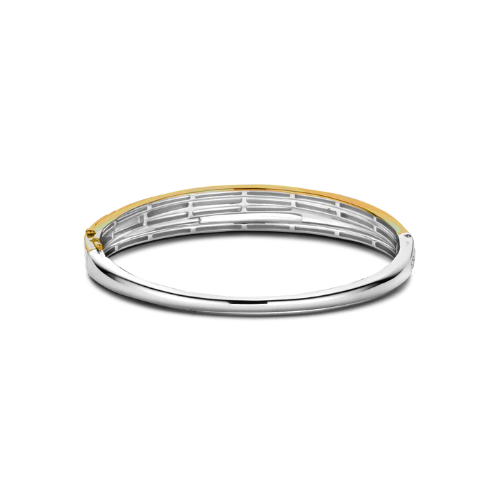 TI SENTO gold-plated silver Bangle Bracelet