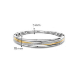 TI SENTO gold-plated silver Bangle Bracelet