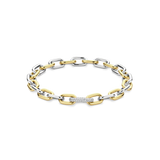 TI SENTO gold-plated silver Chain Link Bracelet