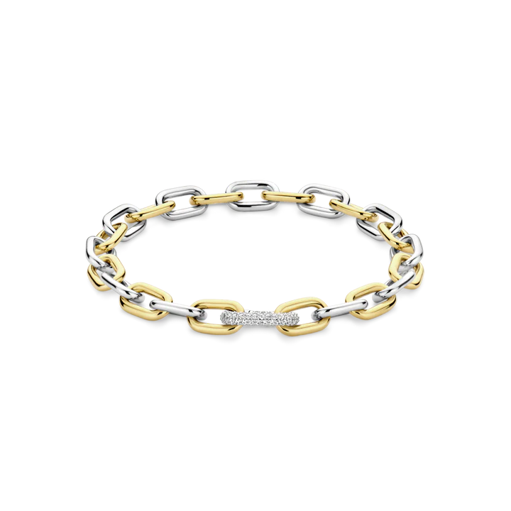 TI SENTO gold-plated silver Chain Link Bracelet