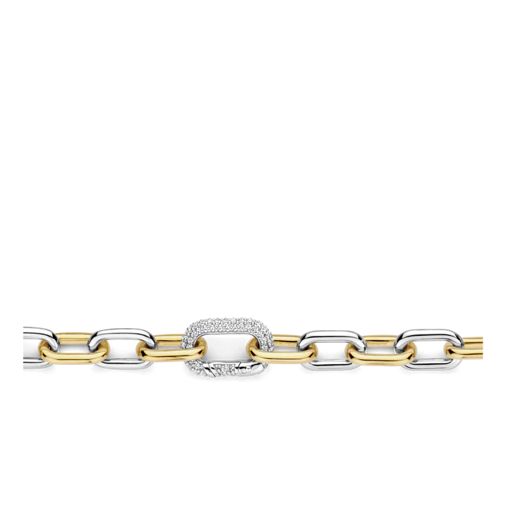 TI SENTO gold-plated silver Chain Link Bracelet