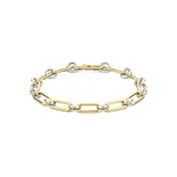 TI SENTO gold-plated silver Chain Link Bracelet