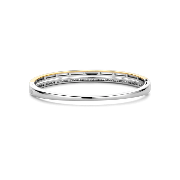 TI SENTO gold-plated silver Bangle