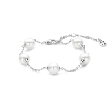 silver pearl bracelet