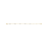 yellow gold pearls bracelet