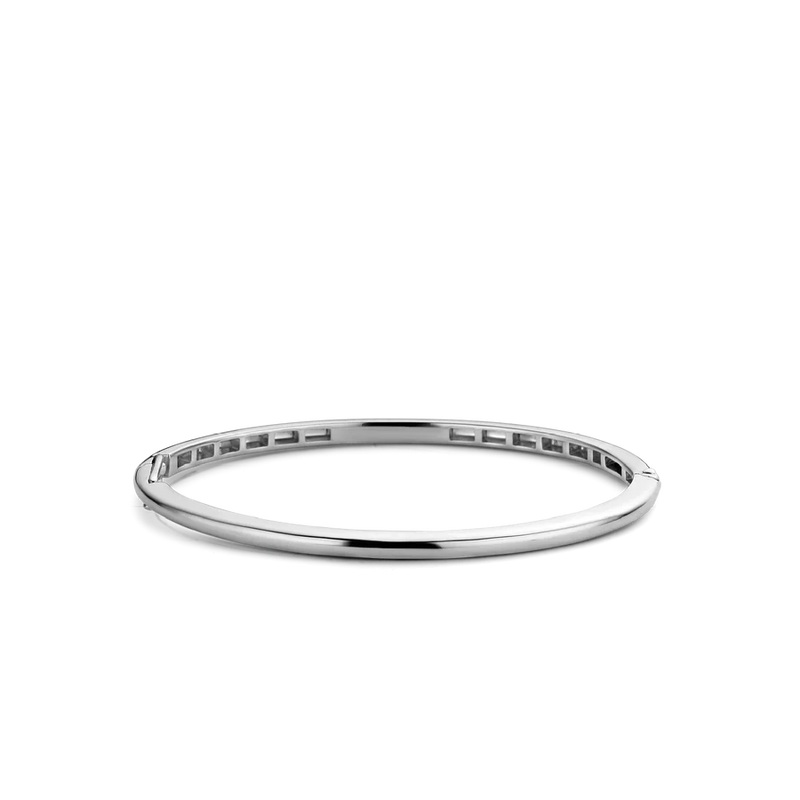 TI SENTO silver bracelet has a thick layer of platinum