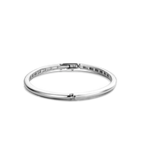 TI SENTO silver bracelet has a thick layer of platinum