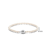 ti sento milano pearl bracelet silver