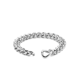 medium-size TI SENTO gourmet silver bracelet has a stream of luminous 925 sterling silver links