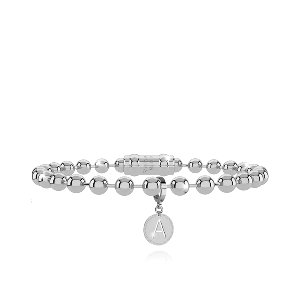 Rebecca Silver Bracelet Initial Set