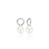 TI SENTO ear charms exist of little white Swarvoski pearls with a diameter of 6mm