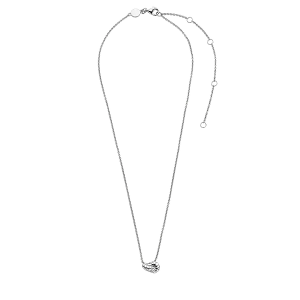 ti sento milano silver knot pendant necklace