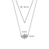 ti sento milano silver knot pendant necklace