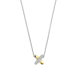 TI SENTO gold-plated Necklace. Crafted from 925 sterling silver and plated with radiant yellow gold