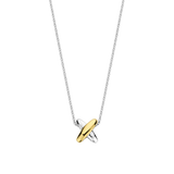 TI SENTO gold-plated Necklace. Crafted from 925 sterling silver and plated with radiant yellow gold