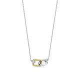 TI SENTO gold-plated link necklace