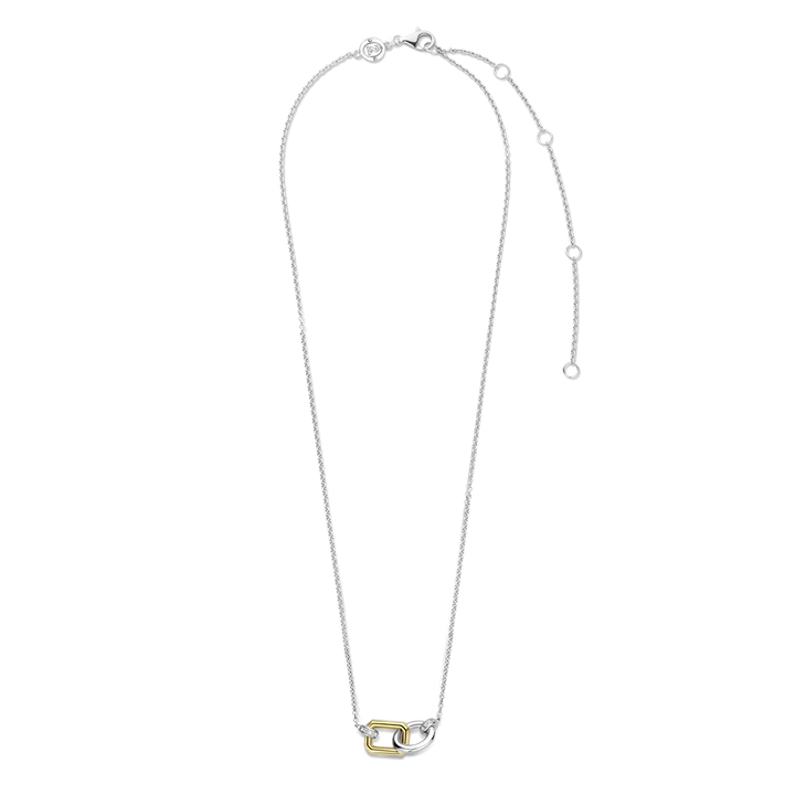 TI SENTO gold-plated link necklace