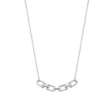 ti sento milano yellow gold silver cz cubic zirconia stones link chain necklace