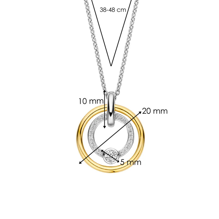 TI SENTO gold-plated silver Necklace