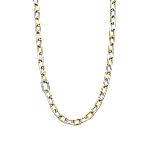 TI SENTO gold-plated silver Chain Link Necklace