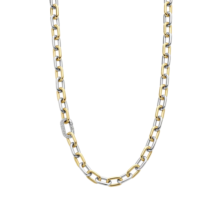 TI SENTO gold-plated silver Chain Link Necklace