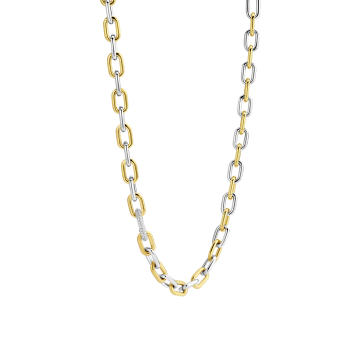 TI SENTO gold-plated silver Chain Link Necklace