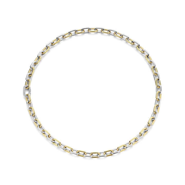 TI SENTO gold-plated silver Chain Link Necklace