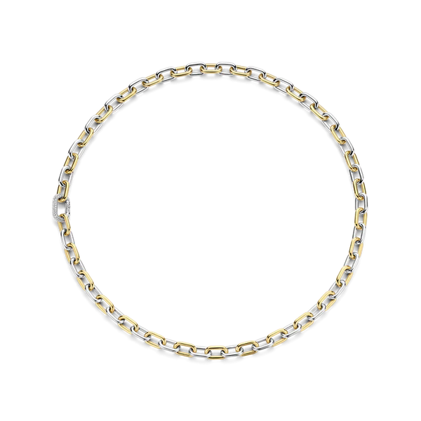 TI SENTO gold-plated silver Chain Link Necklace