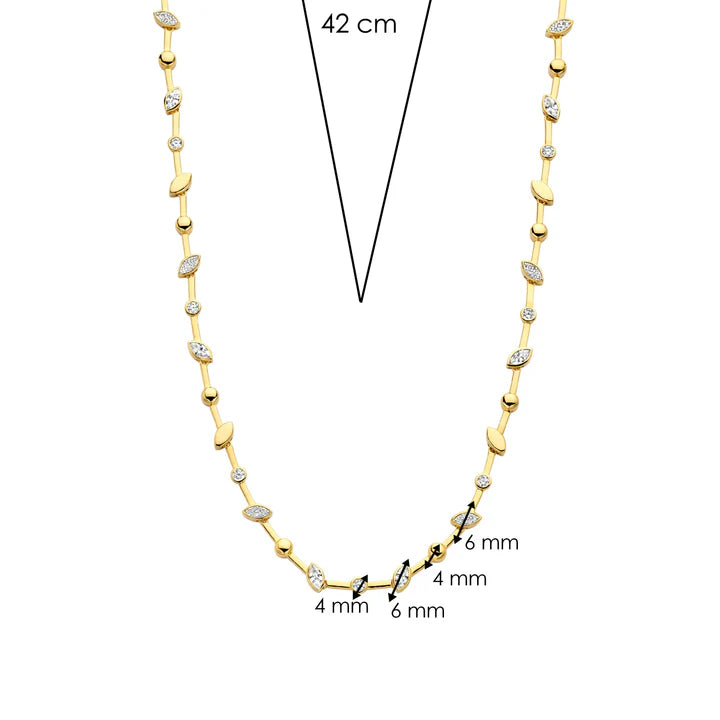 TI SENTO gold-plated silver Necklace