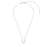 TI SENTO Gold-Plated Silver Horseshoe Necklace