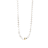 TI SENTO gold-plated pearl Necklace