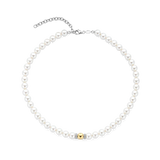 TI SENTO gold-plated pearl Necklace