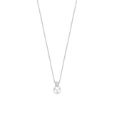 silver pearl necklace