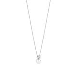 silver pearl necklace