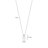 silver pearl necklace
