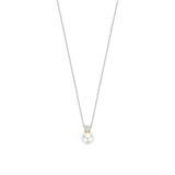silver pearl necklace