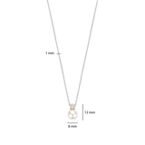silver pearl necklace