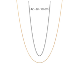 TI SENTO silver chain with her yellow-gold plating