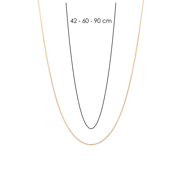 TI SENTO silver chain with her yellow-gold plating