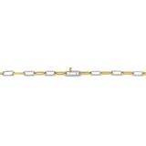 TI SENTO gold-plated silver Necklace. The signature closed-forever links interlock
