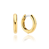 TI SENTO gold-plated small hoops