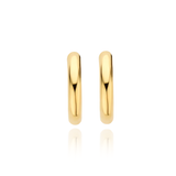 TI SENTO gold-plated small hoops