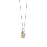 ti sento milano neckace pendant yellow gold silver cz cubic zirconia stones