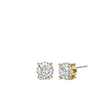 TI SENTO gold-plated stud earrings