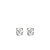 TI SENTO gold-plated stud earrings