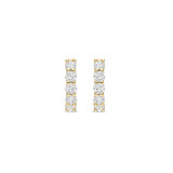 TI SENTO platinum-plated silver Earrings