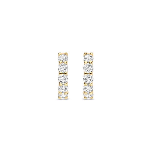TI SENTO platinum-plated silver Earrings