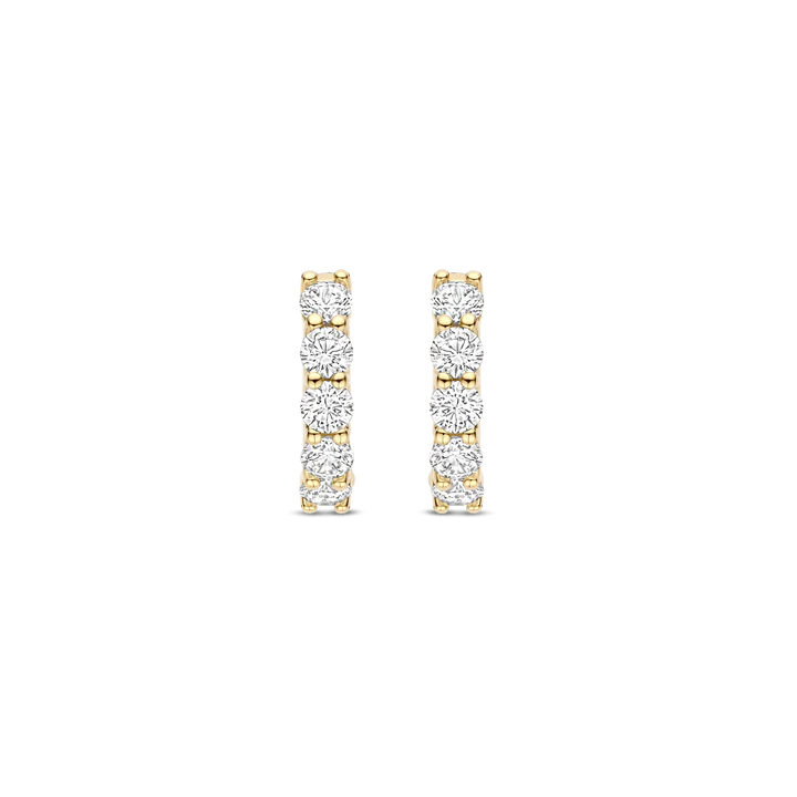 TI SENTO platinum-plated silver Earrings