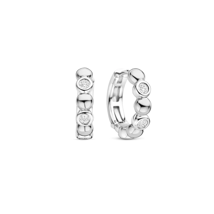 TI SENTO Silver Hoop Earrings