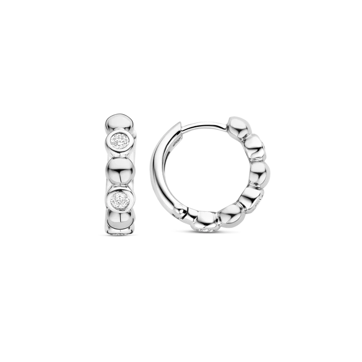 TI SENTO Silver Hoop Earrings